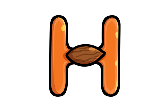Download The Sweet H Alphabet Illustration - Premium Resources