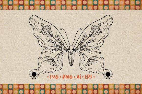 Download Butterfly SVG Line Art Illustrations - Illustrations Collection
