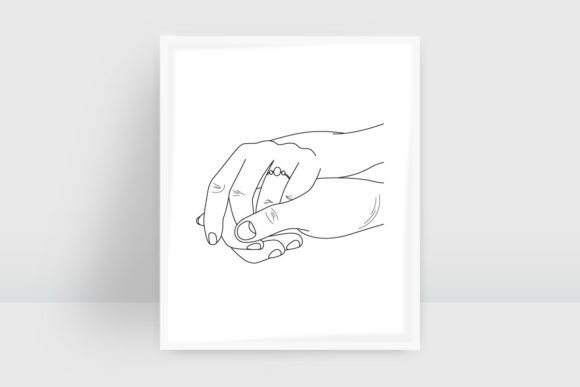 Download Holding Hands Line Art Illustrations - Illustrations Collection