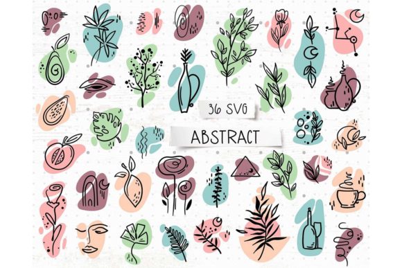 Download Abstract Boho Simple Shapes SVG Bundle - Boho simple shapes Collection