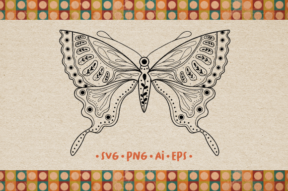 Download Butterfly SVG Line Art Illustrations - Illustrations Collection