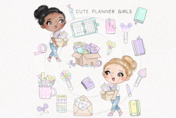 Download Planner Girls, Craft Clipart PNG Files - Craft clipart png Collection