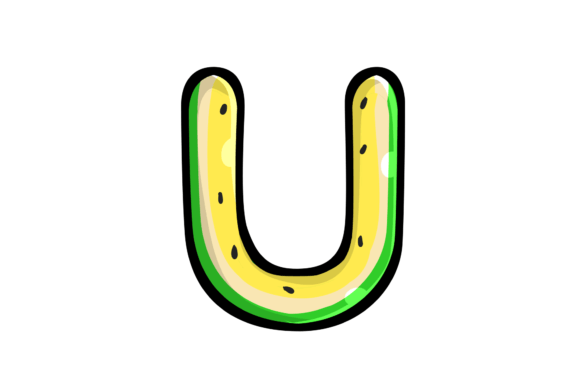 Download The U Kids Alphabet Illustration - Alphabet illustration Collection